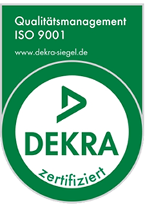 DEKRA Qualitätsmanagement ISO 9001 zertifiziert